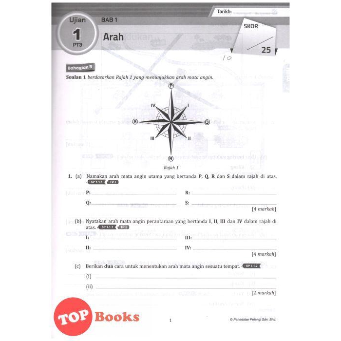 Topbooks Pelangi Get Ready Pt3 Geografi Tingkatan 1 Kssm Shopee Malaysia