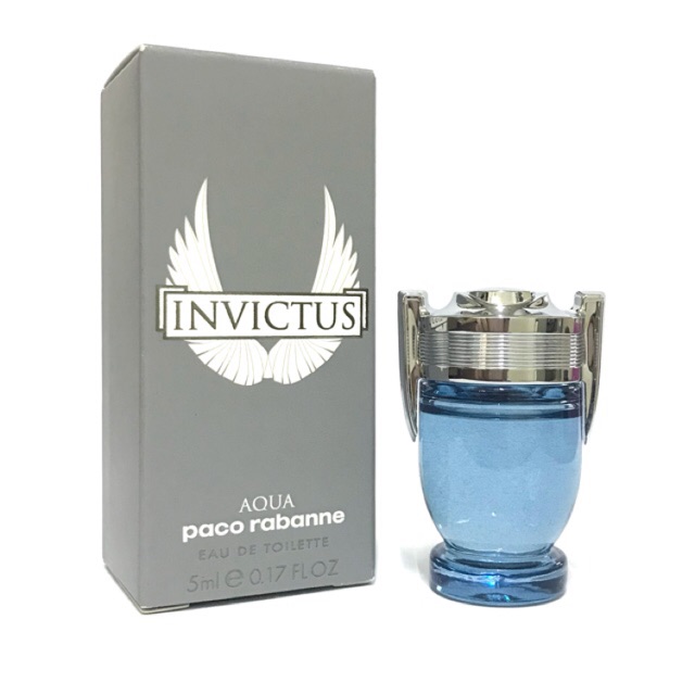 Paco Rabanne Invictus Aqua EDT 5ml Original Perfume Miniature | Shopee ...