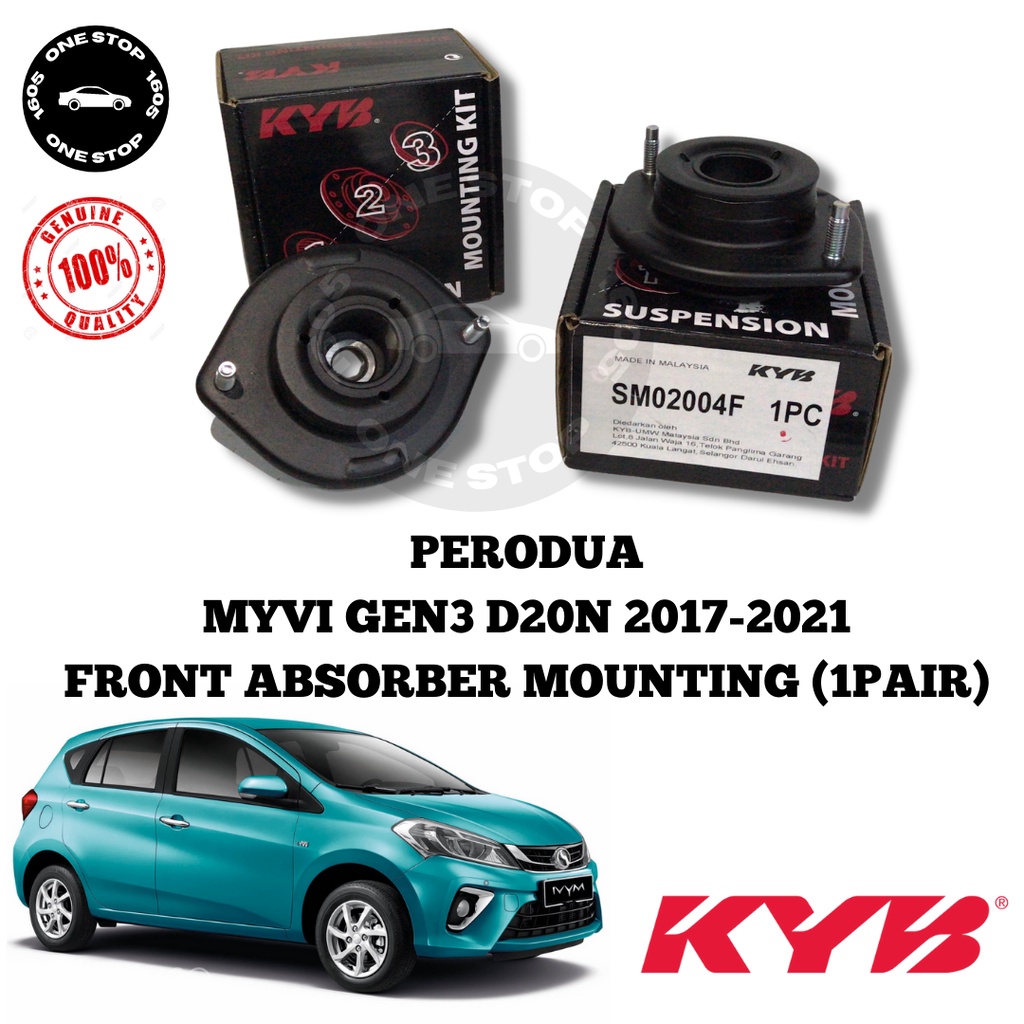 Perodua Myvi Gen D N Front Kyb Kayaba Absorber Mounting Pair Shopee Malaysia