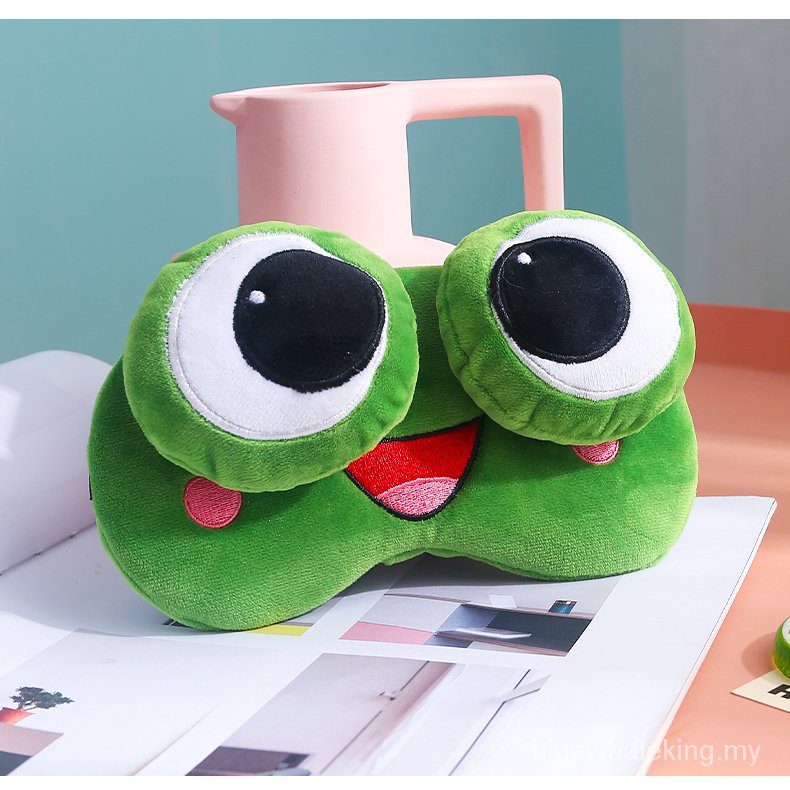 3D Sleep EyeMask shading cute Korean cartoon sad frog children funny ...