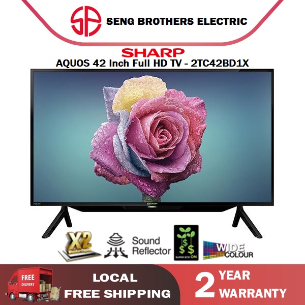 Sharp AQUOS 42 Inch Full HD Android TV 2TC42BD1X/2TC42BG1X Netflix