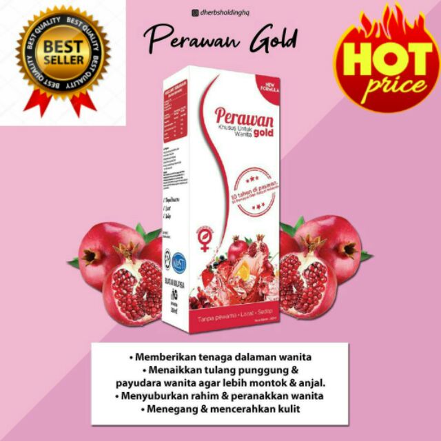 Hot Sales Jus Perawan Gold By Dato Aliff Syukri D Herbs Terlajak Laris Shopee Malaysia