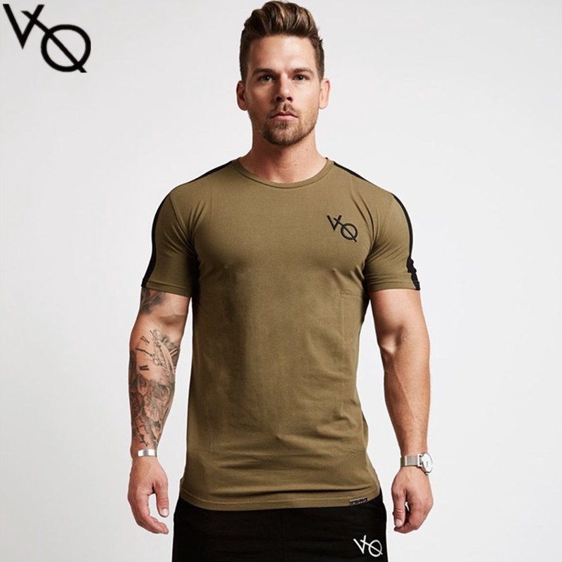 Download New muscle brothers sports men's T-shirt spring round neck ...