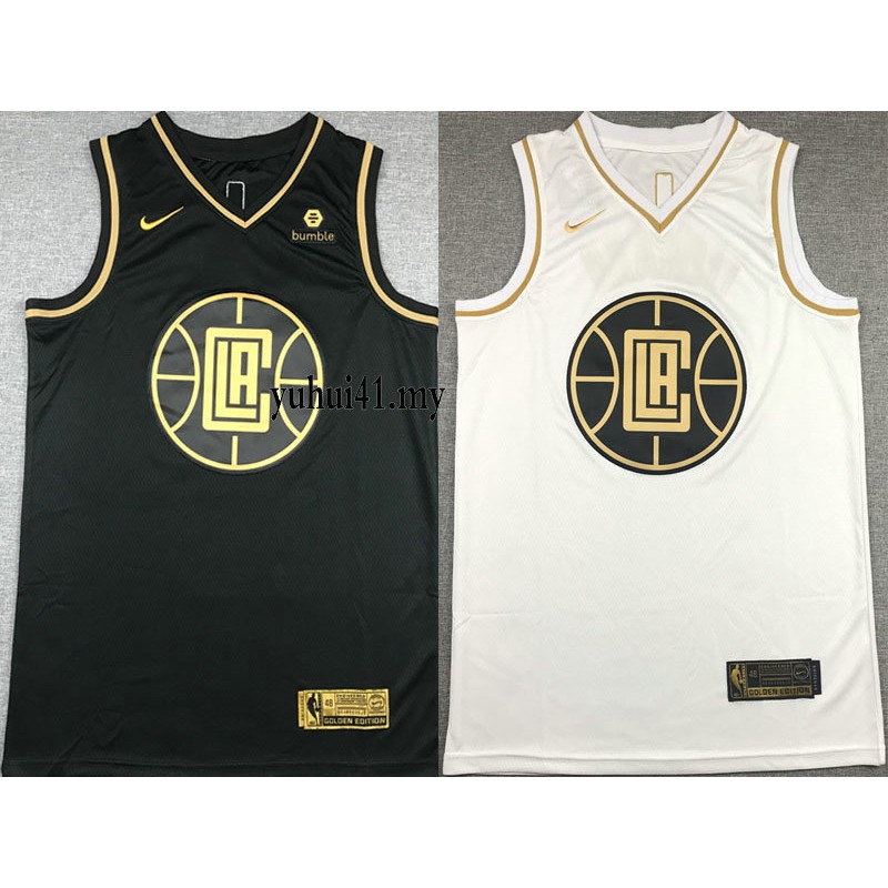 kawhi leonard jersey black and gold