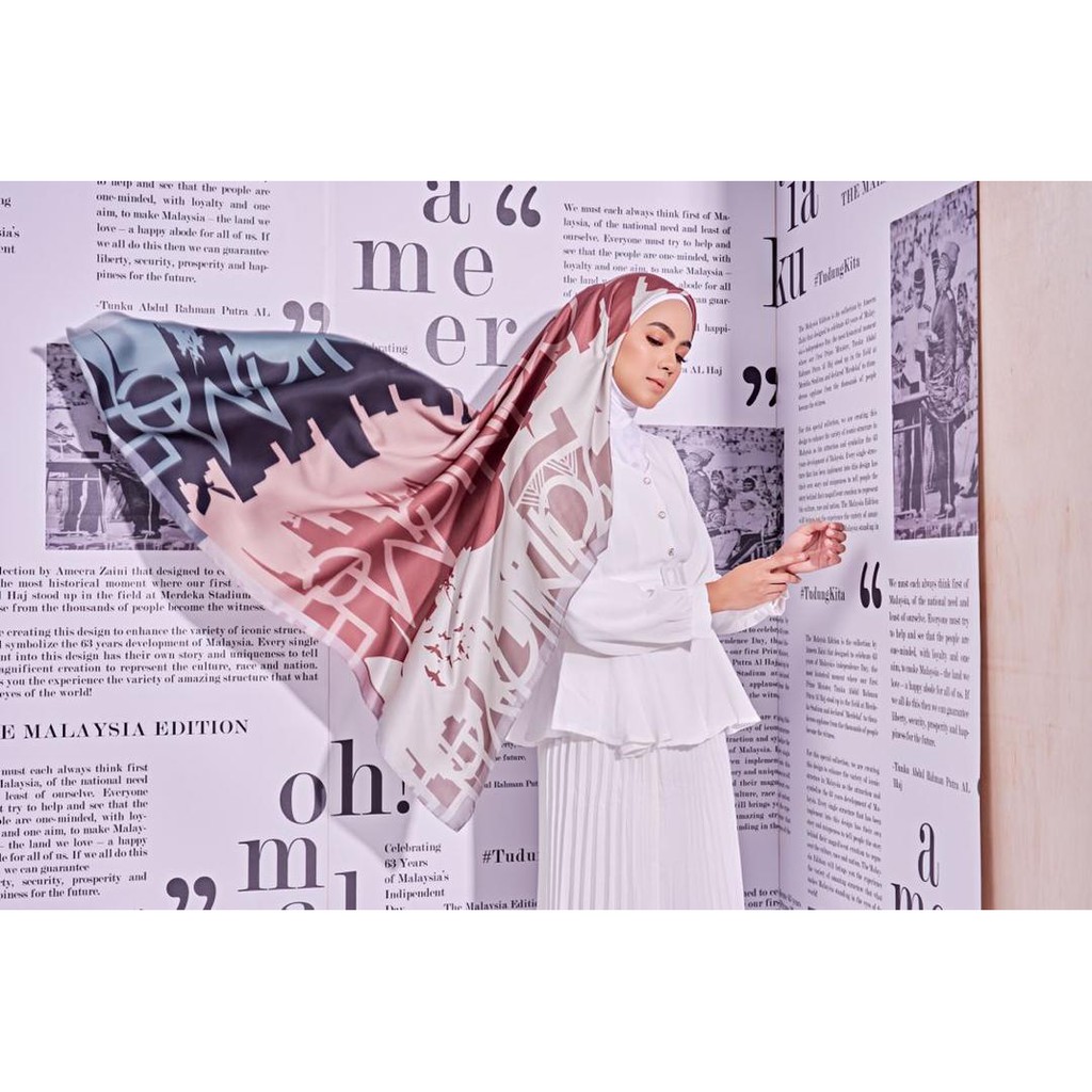 AZ TUDUNG KITA BY AMEERAZAINI  AMEERA ZAINI  #TUDUNGKITA 