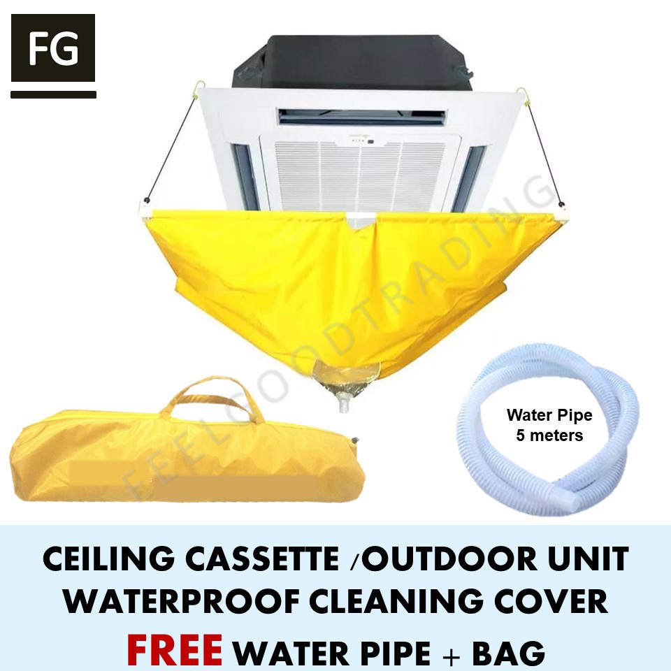Msia Ready Stock Air Conditioner Ceiling Cassette Aircond Outdoor Unit Cleaning Cover Shopee Malaysia