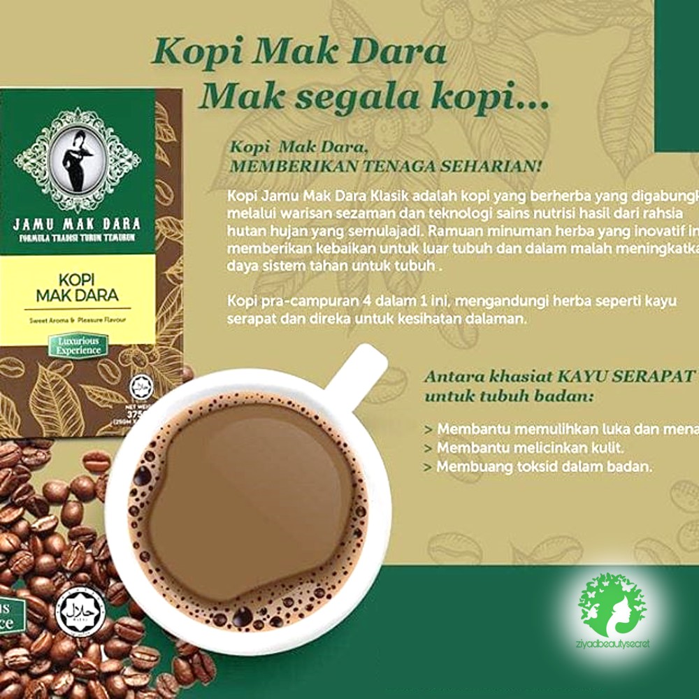 Kopi Mak Dara 15 Sachets Shopee Malaysia