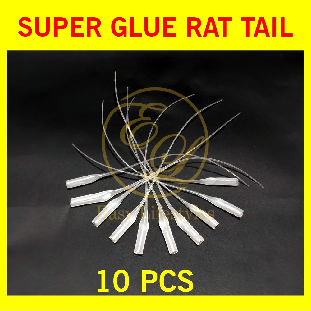 100Pcs Miniature 502 Glue Tube Rat Tail Pipe Drip Hose Model Building Tools F4 