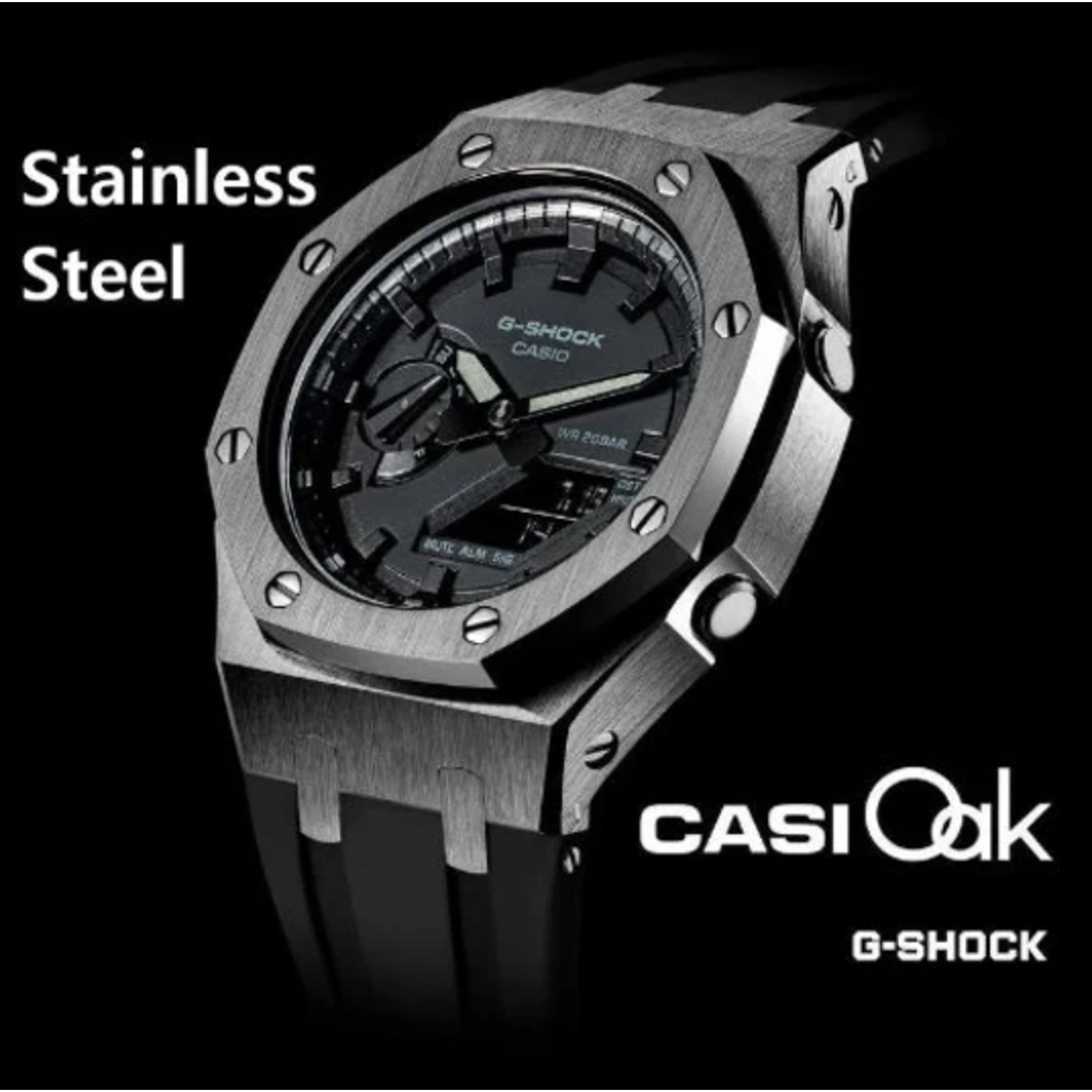 G Shock Custom Ga2100 Tmj Custom Ap G Shock Ap Ga2100 Ap G Shock Steel Rubber Band High Quality 2983