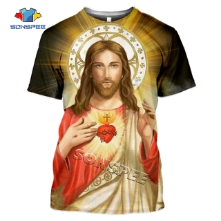 Fashion T Shirt The Cross Fashion 3d Printed T Shirt About Jesus Love Everone Christian Men S T Shirt Shopee Malaysia - jesus roblox clothes