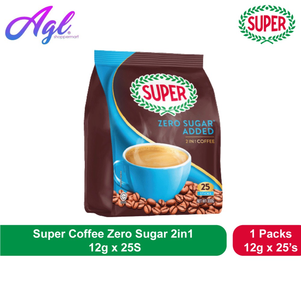 Super Original Zero Sugar Added 2in1 Instant Coffee (12g X 25s') - 1 ...