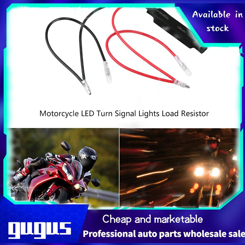 Durable Purpose 2Pcs Motorcycle Turn Signal Indicator LED Load Resistor Flash Blinker Fix Error - Image 3