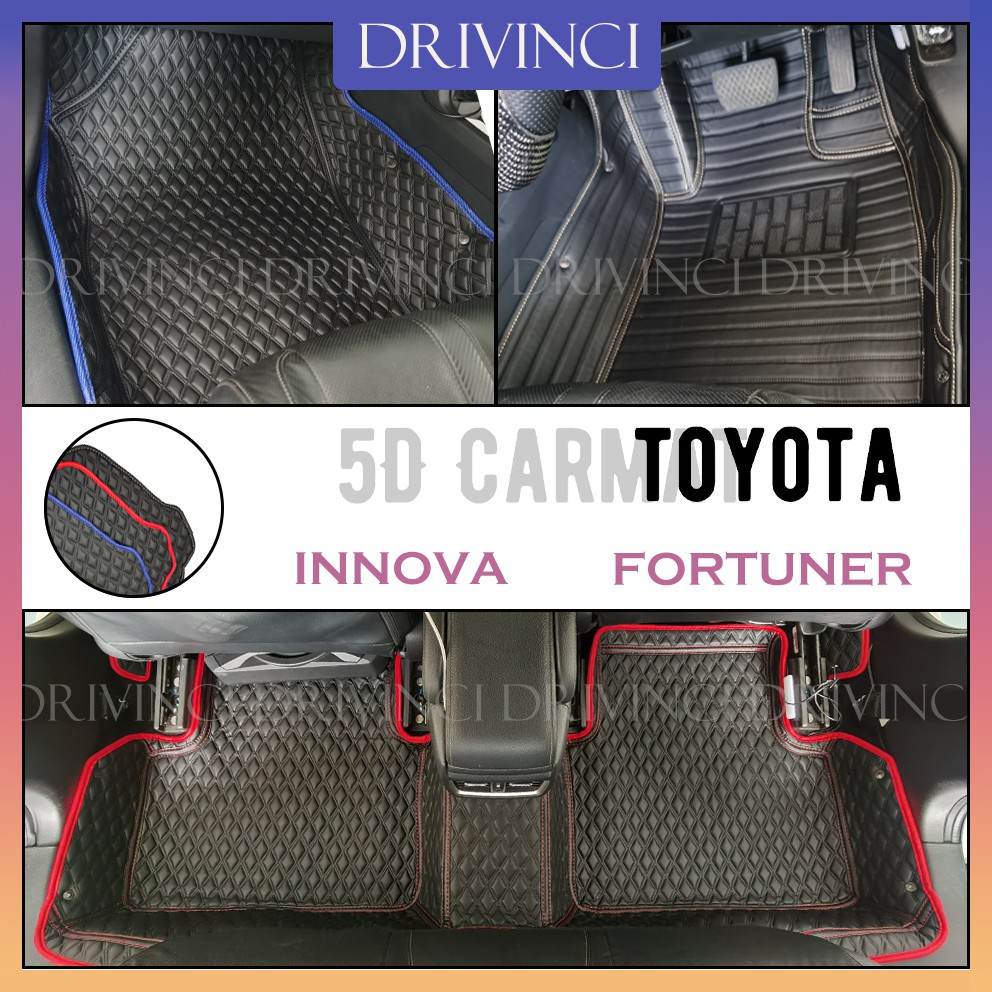 Toyota Fortuner / Innova 5D Car Floor Rear Front Mat Liner Carpet Anti