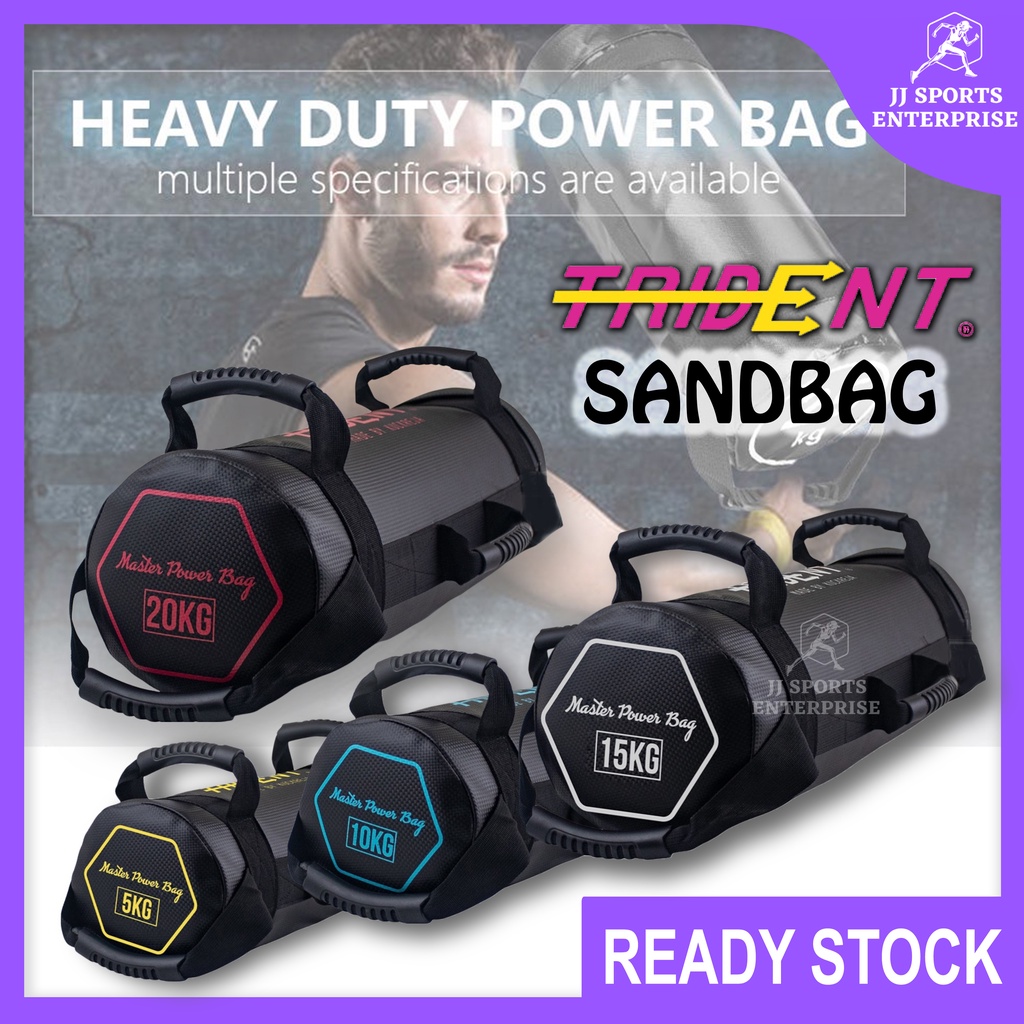 Trident Master Premium Powerbag Power Bag Fitness Sandbag Sand Bag Weightlifting Training Sandbag Bag Fitness Equipment