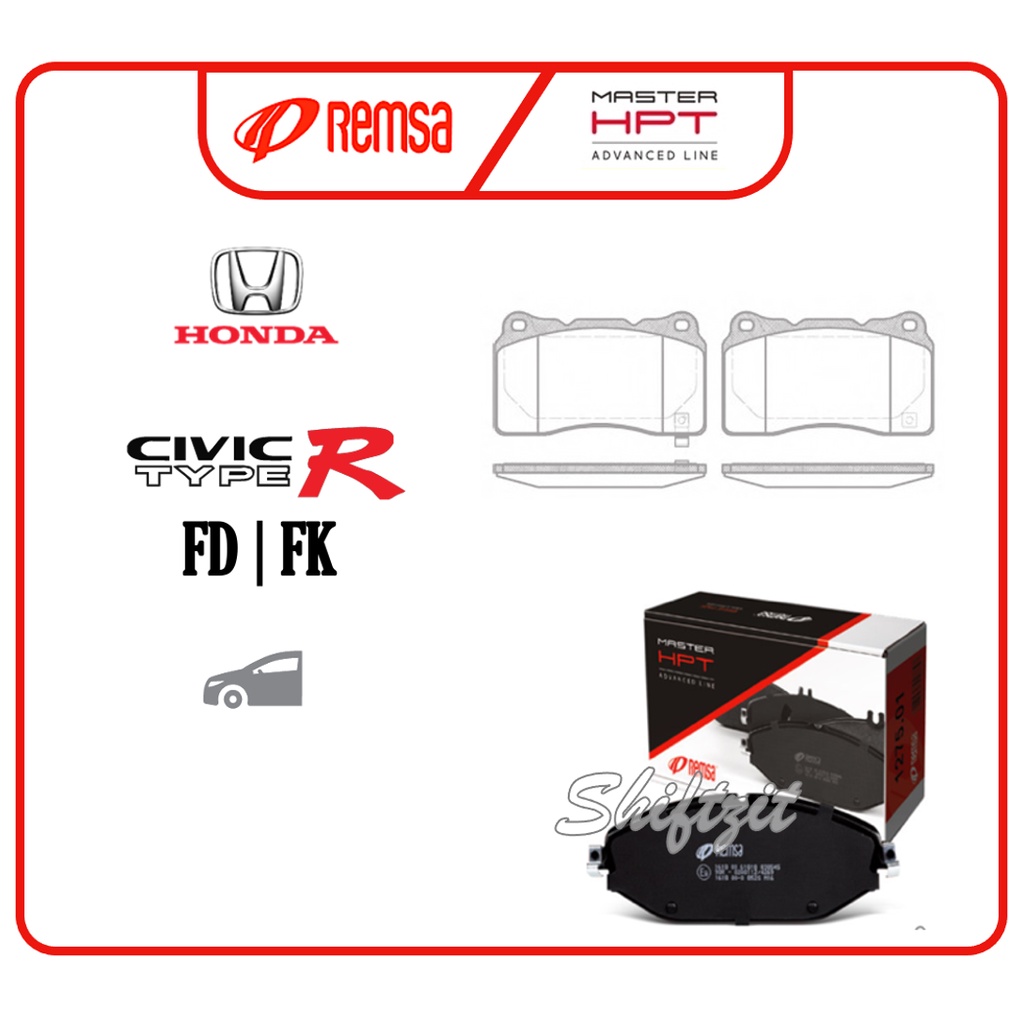 Remsa Front Brake Pad Honda Civic FK8 Type R Shopee Malaysia