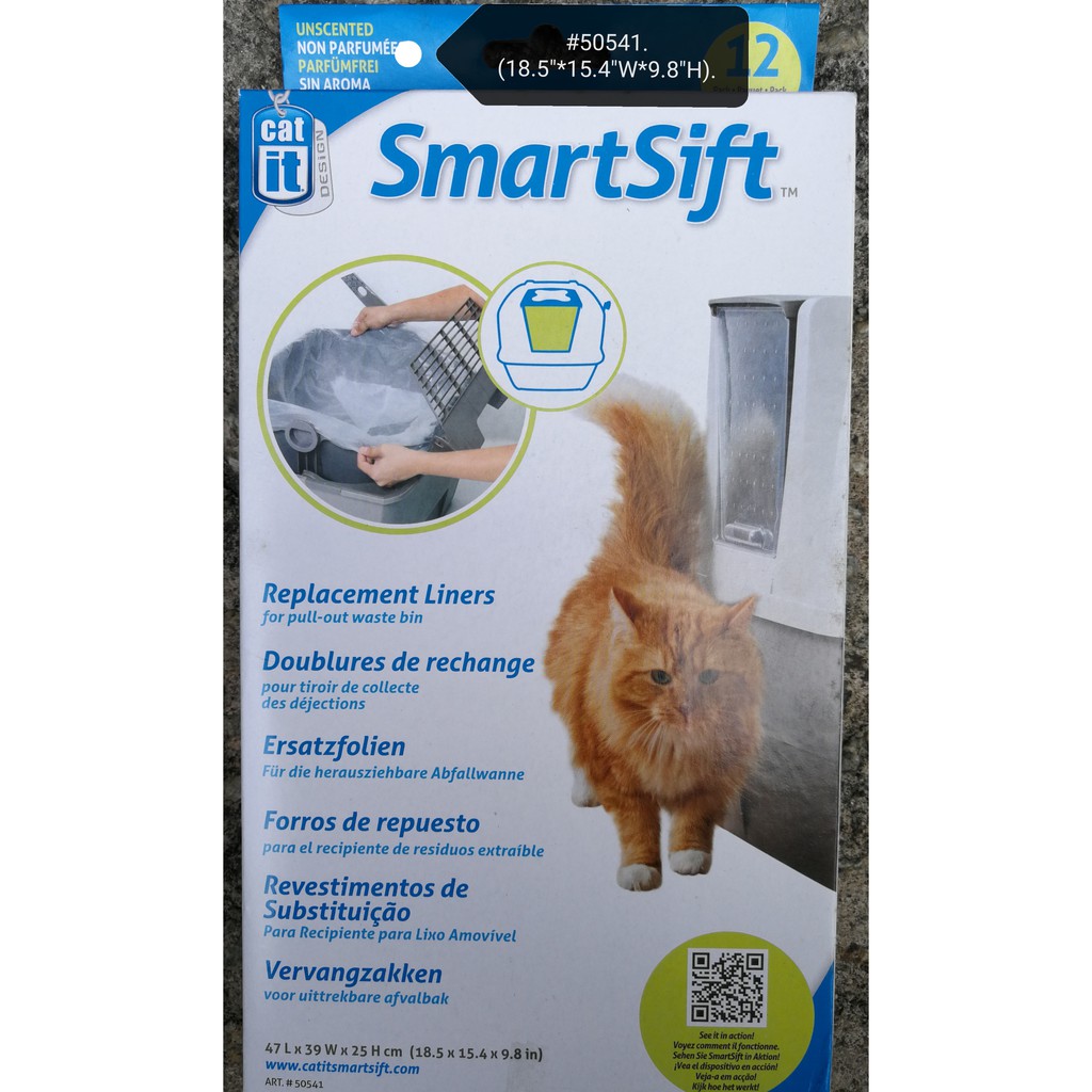 Catit SmartSift Replacement Liners for Cat Pan Base [50541] Shopee