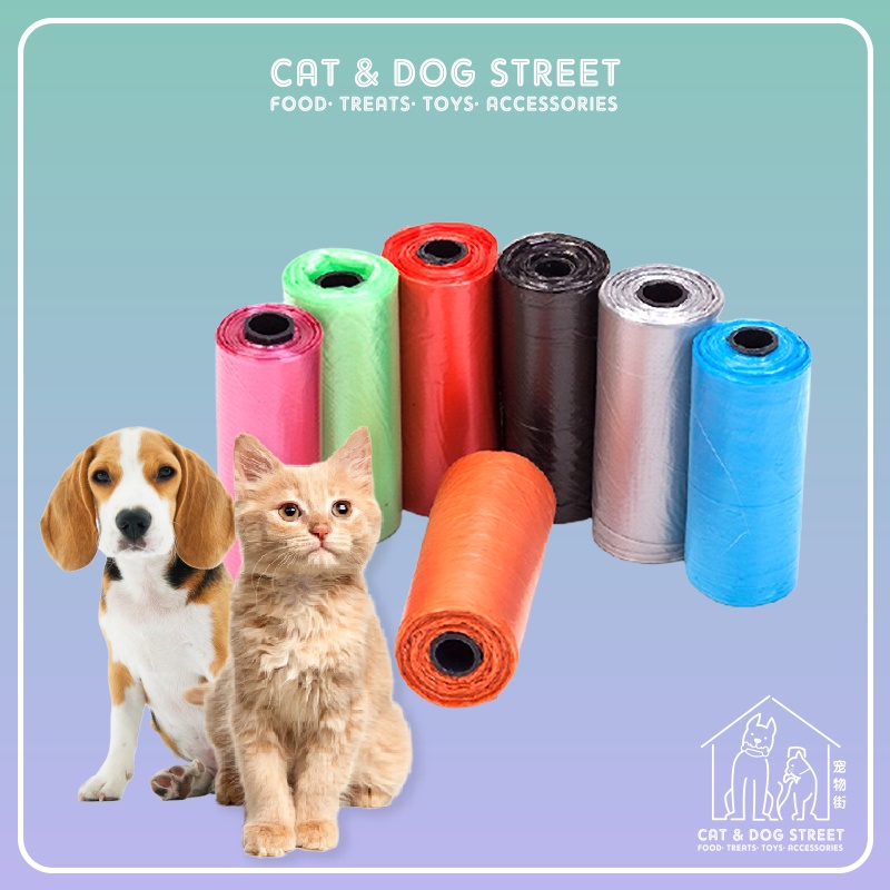 Cat&Dog Street Pet Grocer Pet Toilet Garbage Poop Plastic Bags Cat
