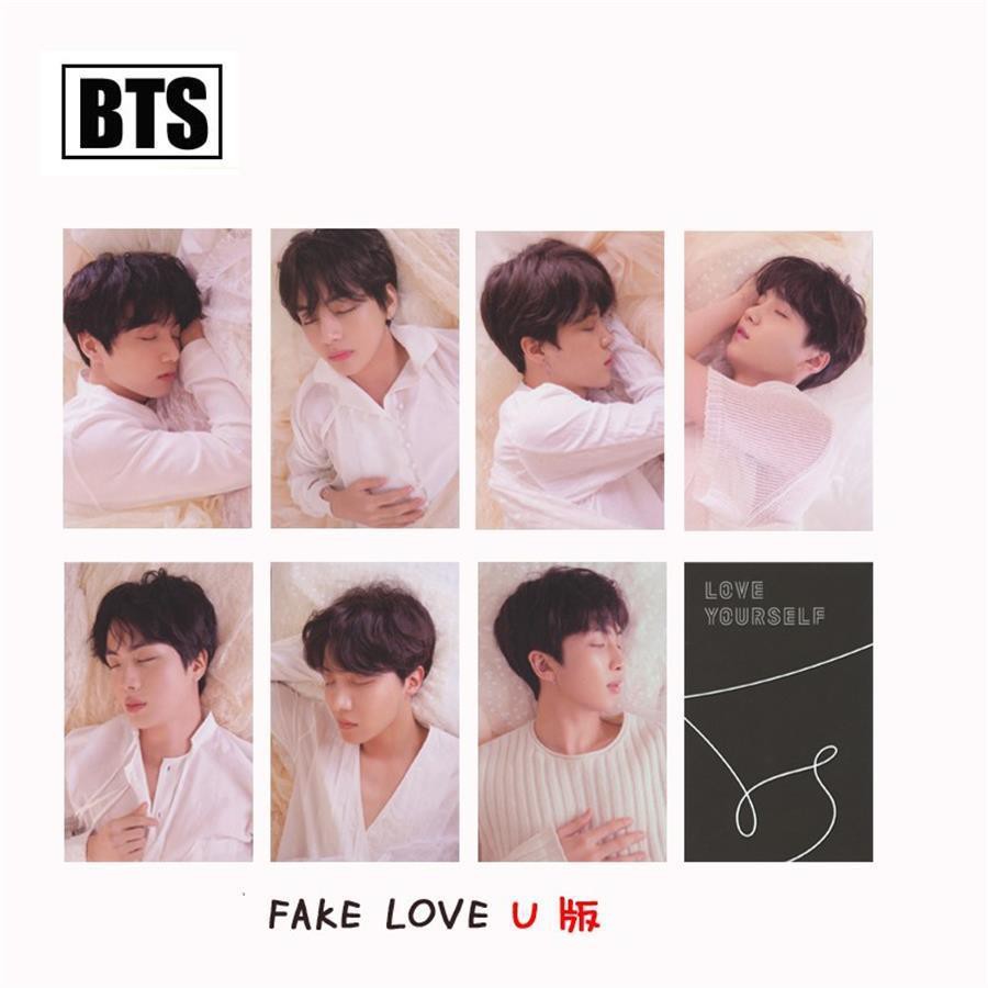 Kpop Bts Fake Love Yourself Lomo Photo Cards New Album Autograph Photocard Shopee Malaysia