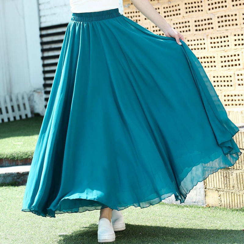 gauze beach skirt