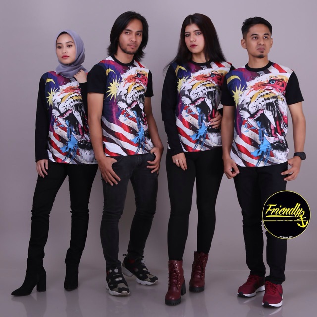 BAJU BENDERA MALAYSIA VIRAL READY STOCK