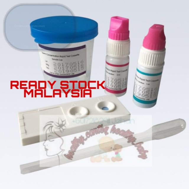 Ready Stock Malaysia Sperm Count Test Kit Uji Kesuburan Suami Shopee Malaysia