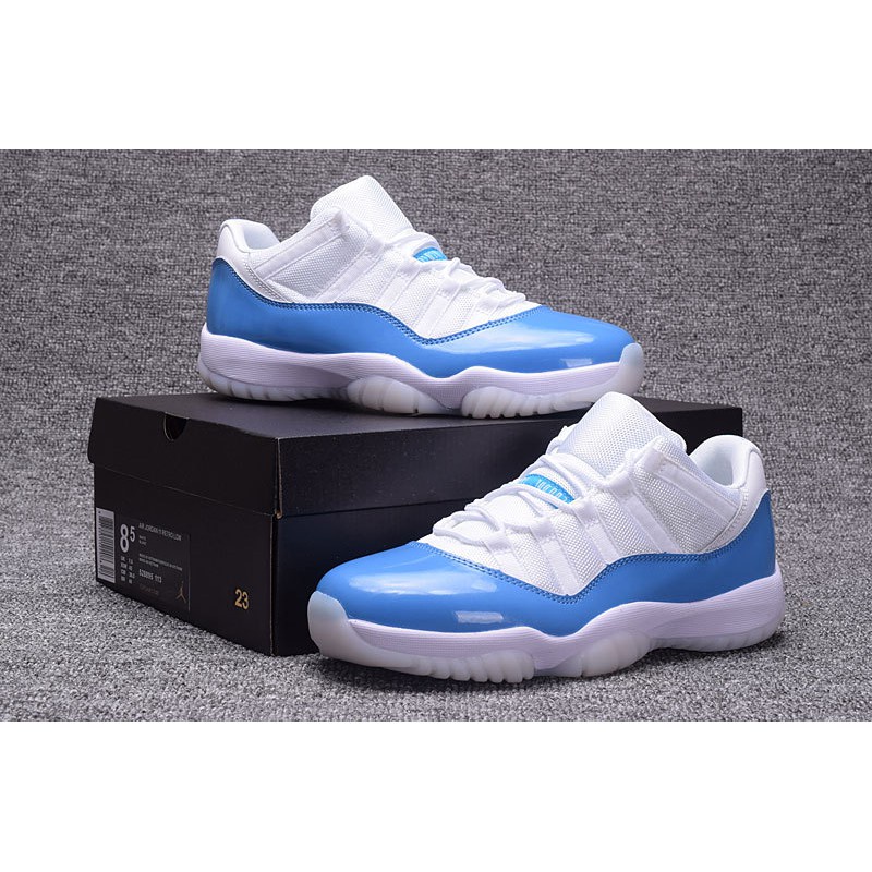 Air Jordan 11 Low Columbia Blue White University Blue Shopee Malaysia