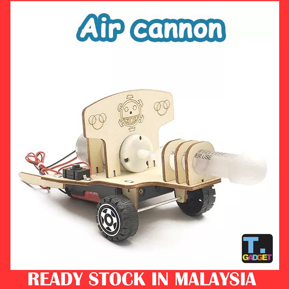 DIY Interesting Handicraft Air Cannon Toys Physical Air Compression ...