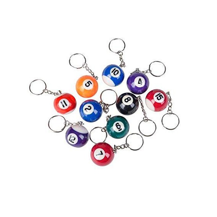 Pool Ball Keychain (Number) | Shopee Malaysia