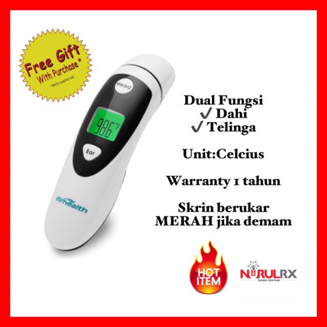 Ready Stock Digital Infrared Thermometer Termometer Alat Periksa Suhu Badan Shopee Malaysia