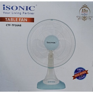 ISONIC TABLE FAN CTF-TF16A8 (LIGHT BLUE) | Shopee Malaysia