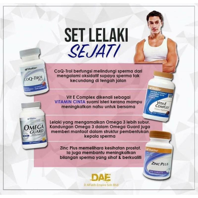 🔥SET LELAKI SEJATI🔥SHAKLEE | Shopee Malaysia