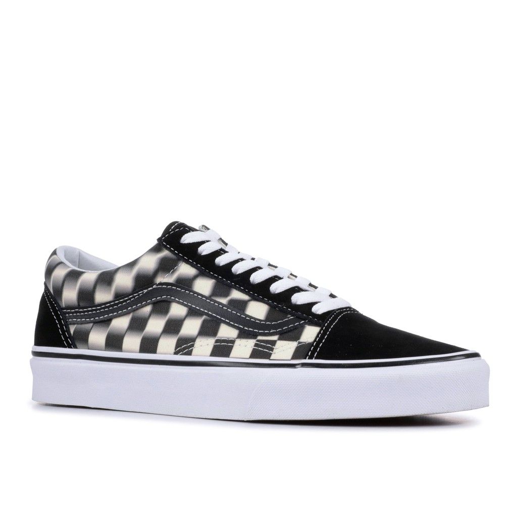 vans old skool blur check