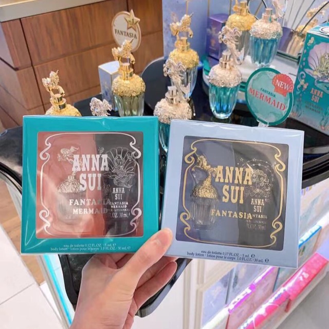 Annasui Fantasia 小香水套装美人鱼 独角兽 小仙女 Shopee Malaysia