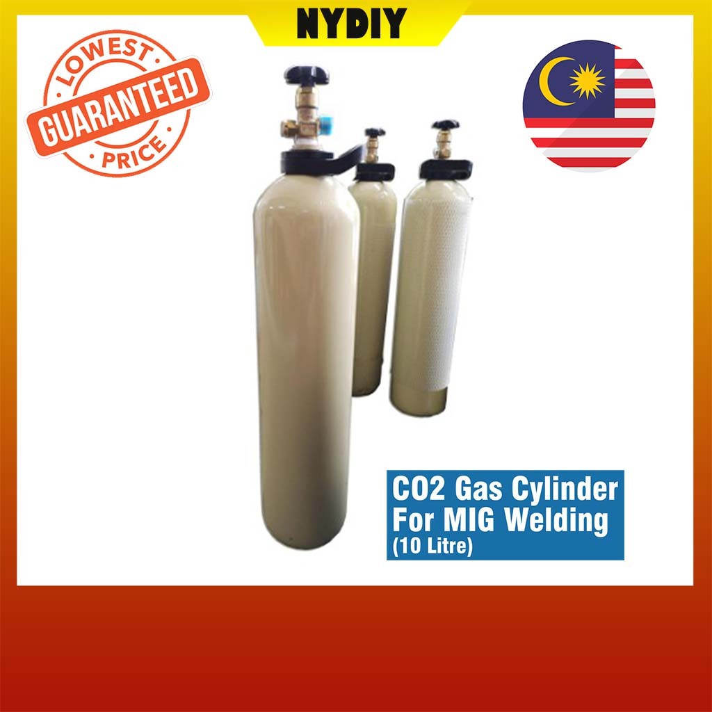 Co2 Gas Cylinder 10L for MIG Welding Machine Shopee Malaysia