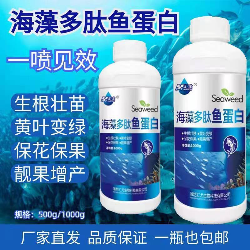 Buy 大树营养液海藻鱼蛋白高效叶面肥一喷绿生根膨果抗逆提品质果树蔬菜冲施肥 Seetracker Malaysia