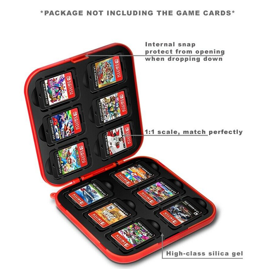 nintendo switch plastic game case