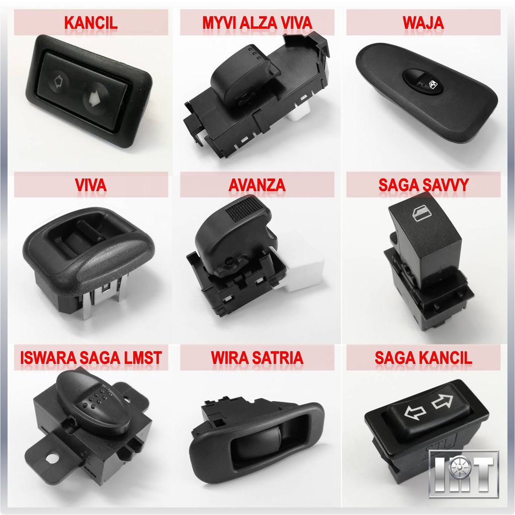 Power Window Switch Proton Perodua Kancil Myvi Viva Wira 