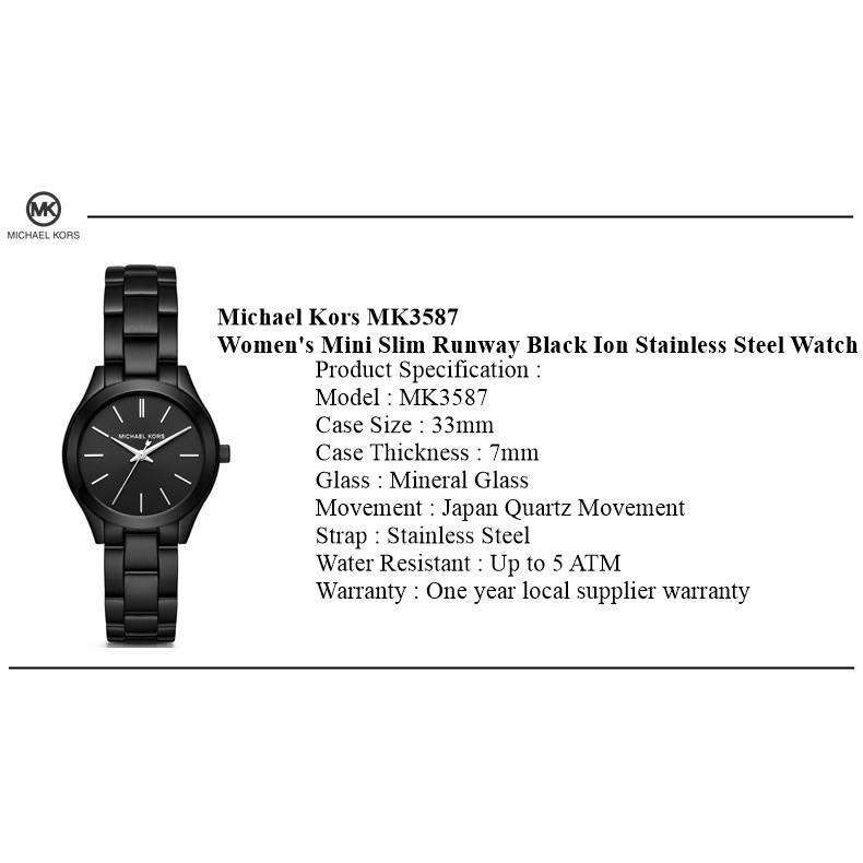 mk3587 watch