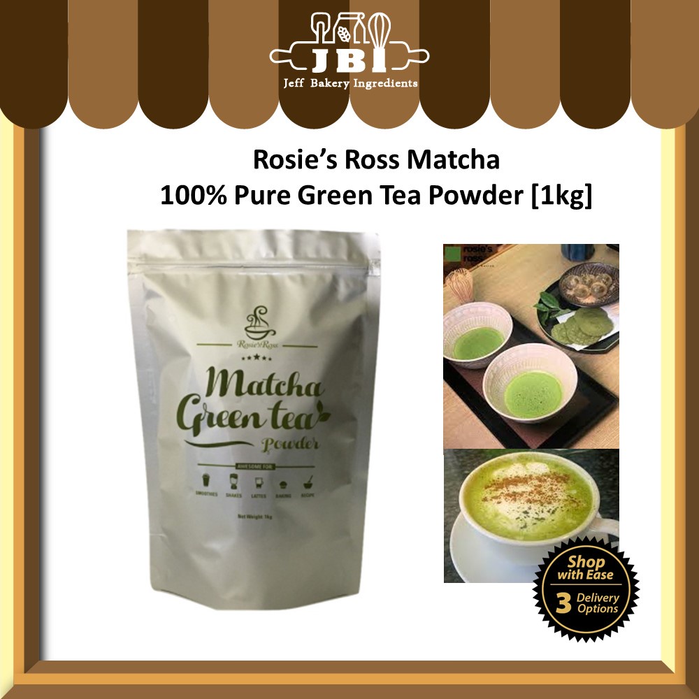 Rosie's Ross Matcha Green Tea Powder 1kg [Suitable for Baking & Beverage] Rosie
