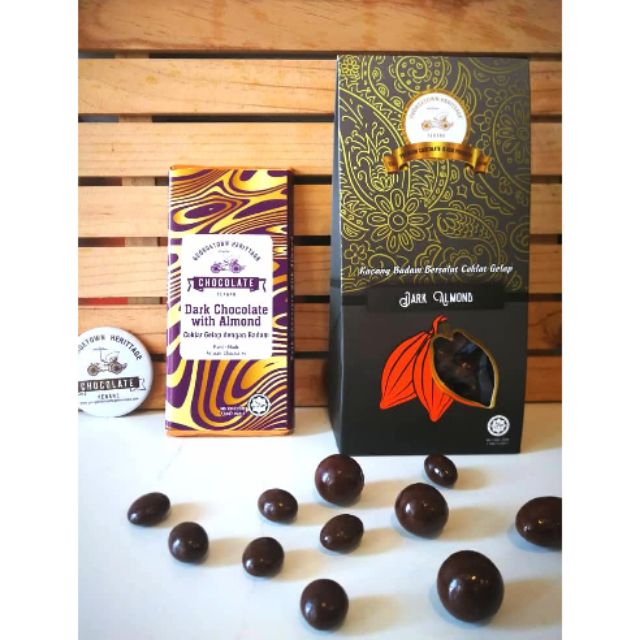 GHC High Intense Dark Chocolate Almond with free chocolate bar