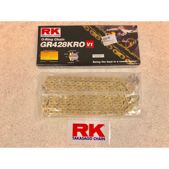 Rk Takasago Chain Gold Gr428kro O Ring Chain 122l Y15zr Rs150 Shopee Malaysia