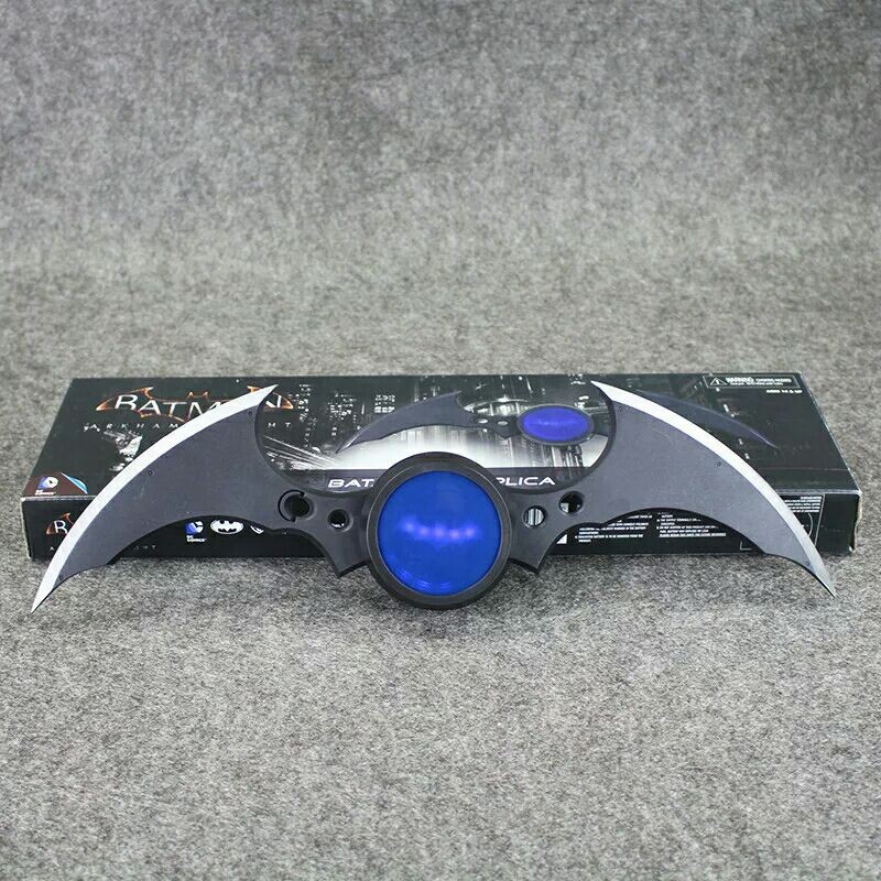 Super hero Batman Weapon Boomerang Arkham Knight Batarang Replica Action  Figure Light | Shopee Malaysia