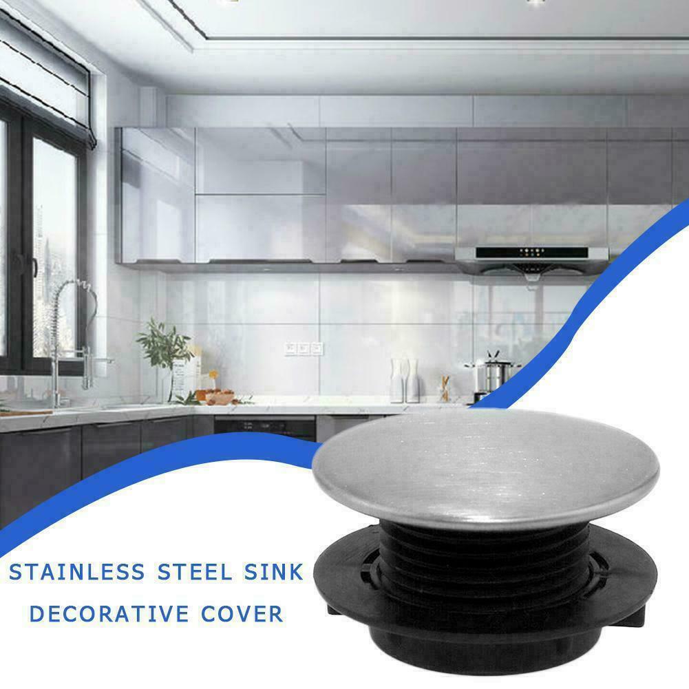 Silver Stainless Steel Kitchen Sink Tap Hole Blanking Plug Plate Stopper Cover Shopee Malaysia