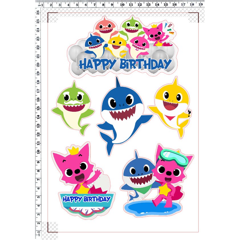 19+ Baby Shark Cake Topper 2 Photos