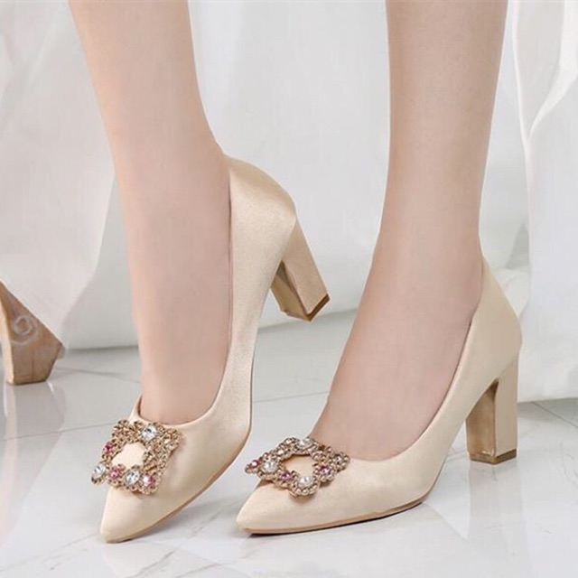 Wedding Shoes Kasut Nikah  Kahwin Heels Size 33 41 Shopee 