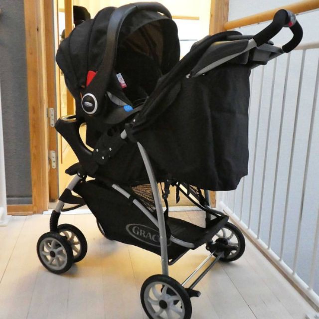 graco trekko duo three wheel stroller sport luxe