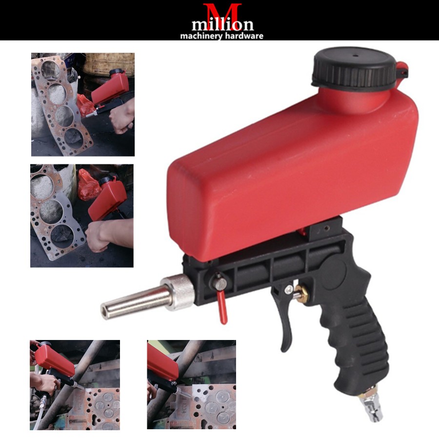 Professionelle Sandstrahlpistole Mit 750cc Becher - Luftbetrieben Für Reinigung & Oberflächenbehandlung