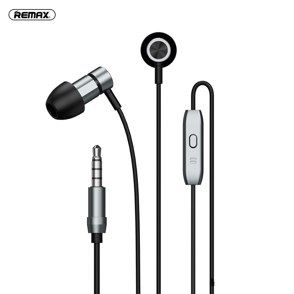 Remax RM-630 Metal 1200mm Wired Earphone HD Sound Quality For Music and Call On-Ear Headphones