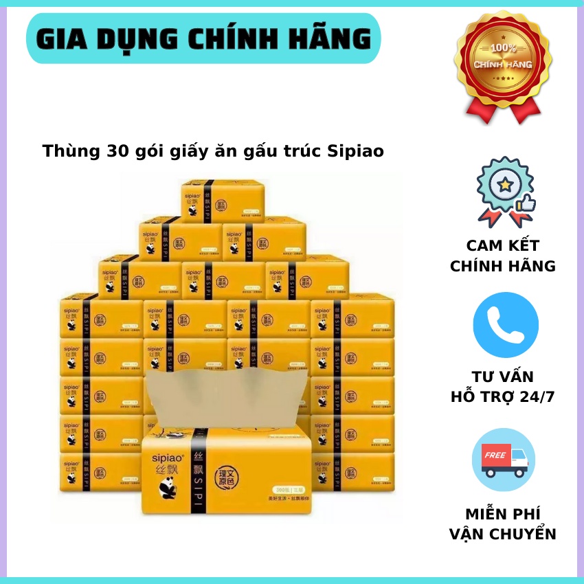 30 packs of Sipiao panda tissue paper PREMIUM tissue paper extracted