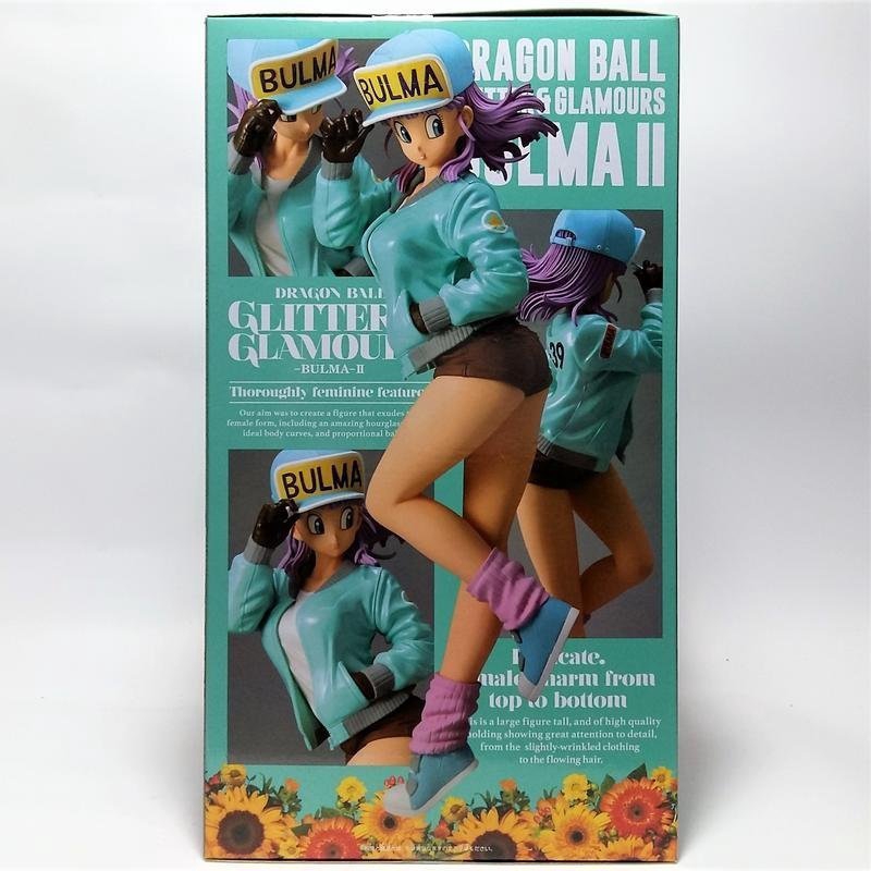 Banpresto Dragon Ball Z Super Glitter Glamours Bulma Ii B Color 25cm Figure Shopee Malaysia